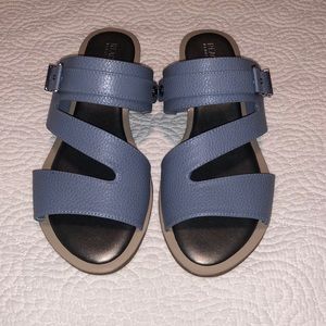 Brand new, size 8, blue sandals.